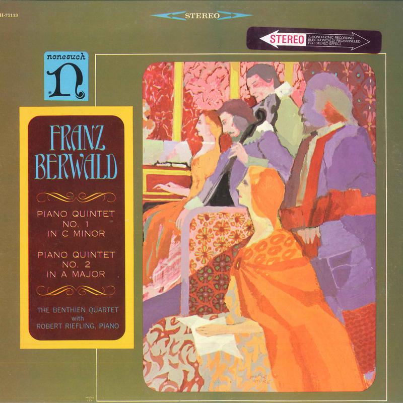 LP Record BENTHIEN QUARTET, ROBERT RIEFLING - Franz Berwald: Piano Quintet No.1 I H71113 NONESUCH 1966 US Classical Used
LP Record BENTHIEN QUARTET, ROBERT RIEFLING - Franz Berwald: Piano Quintet No.1 I H71113 NONESUCH 1966 US Classical Used