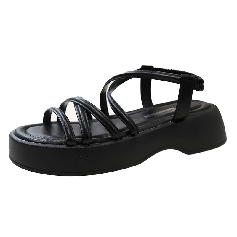 Жіночі сандалі на порожнистому підборі для вулиці 40
Жіночі сандалі на порожнистому підборі для вулиці 40