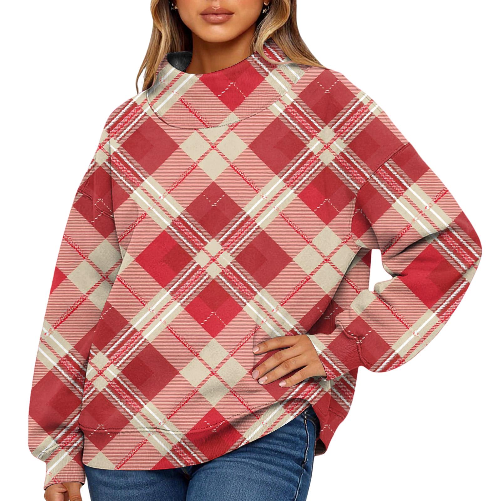 Женский модный свитшот с длинными рукавами и высоким воротом с принтом S
Женский модный свитшот с длинными рукавами и высоким воротом с принтом S