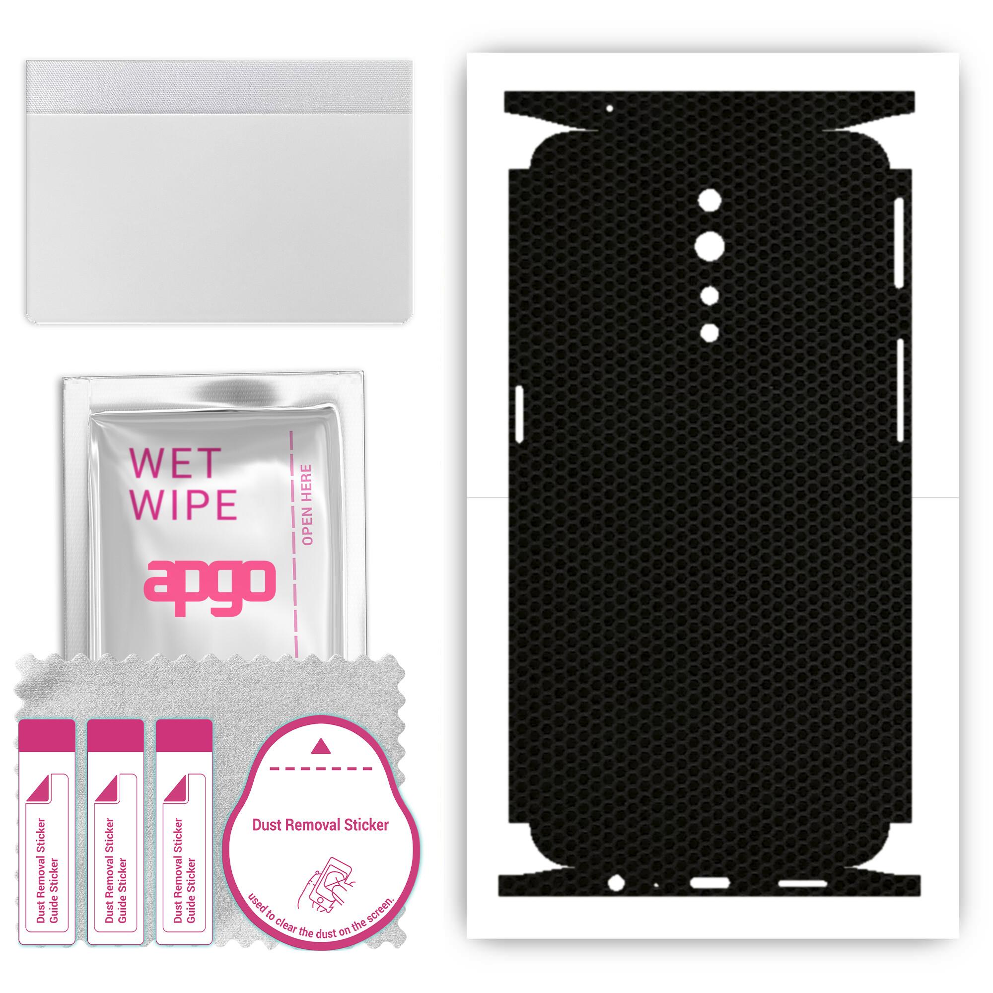 apgo Protective Skin Sticker for the back+sides compatible with Oppo Reno Z, Full Wrap Film, Foil, Vinyl - Pattern Matrix
apgo Protective Skin Sticker for the back+sides compatible with Oppo Reno Z, Full Wrap Film, Foil, Vinyl - Pattern Matrix