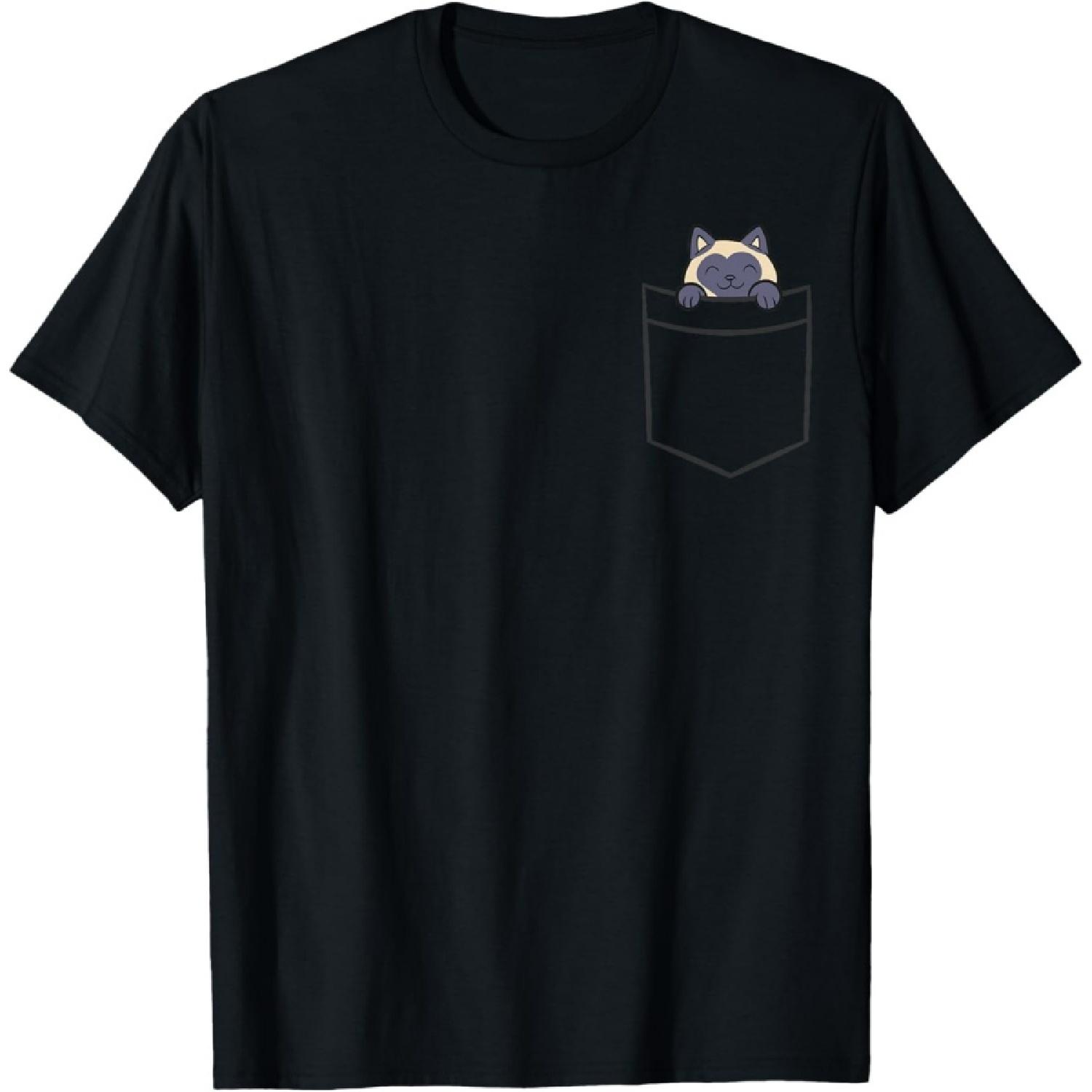 Siamese Cat In A Pocket Funny Pocket Siamese Cat T-Shirt XXXXXL чорний
Siamese Cat In A Pocket Funny Pocket Siamese Cat T-Shirt XXXXXL чорний