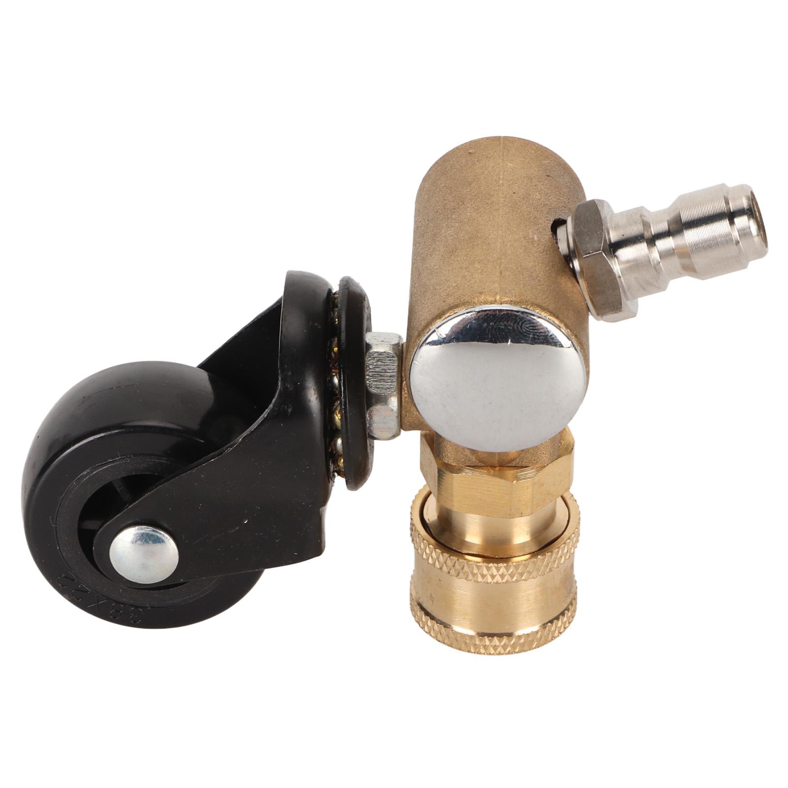 Car Wash Wheel Adapter, Pressure Washer Joint Wheel, 1Celsius4\ Quick Connector, Unique Design for Car Bottom Cleaning, Brass,
Car Wash Wheel Adapter, Pressure Washer Joint Wheel, 1Celsius4\ Quick Connector, Unique Design for Car Bottom Cleaning, Brass,