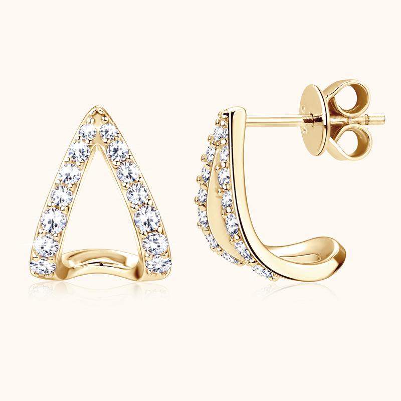 Silvere Glam Fashionable And Versatile Three-dimensional Heart-shaped Moissanite Stud Earrings,925 Silver Ear Accessory For Girls 0.26 carats+0.26 carats золотистий
Silvere Glam Fashionable And Versatile Three-dimensional Heart-shaped Moissanite Stud Earrings,925 Silver Ear Accessory For Girls 0.26 carats+0.26 carats золотистий