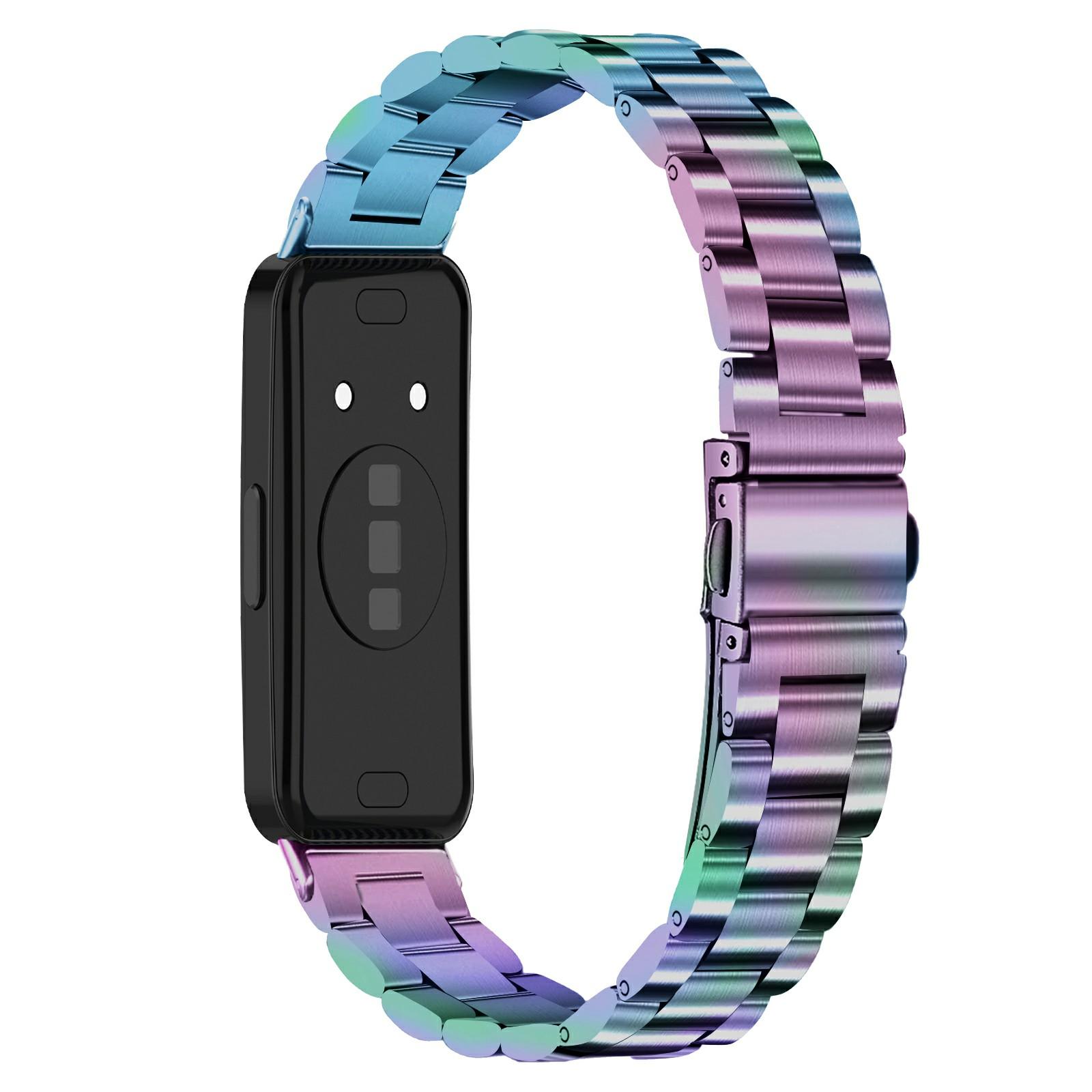 Colored Watch Band for Huawei Band 10/9/8 Stainless Steel 3-Bead Metal Strap Colorful
Colored Watch Band for Huawei Band 10/9/8 Stainless Steel 3-Bead Metal Strap Colorful
