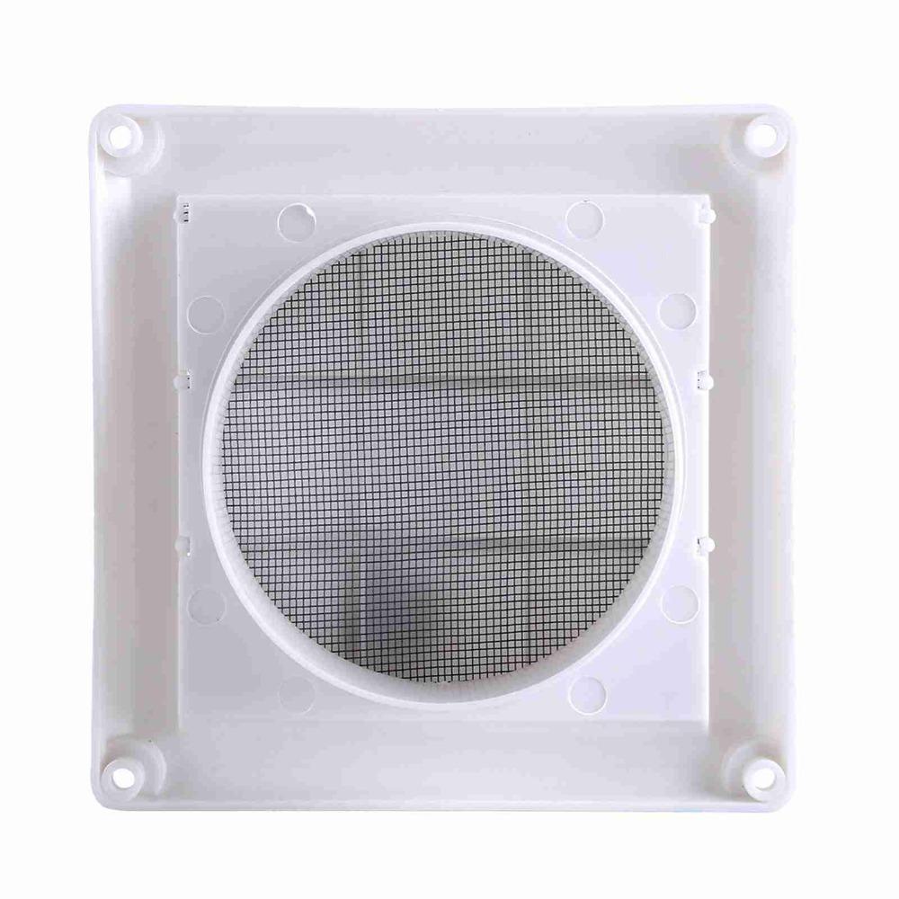 White Exhaust Vent Cover Plastic Ventilation Grill Active Louver Dryer Outlet Cover House Outside
White Exhaust Vent Cover Plastic Ventilation Grill Active Louver Dryer Outlet Cover House Outside