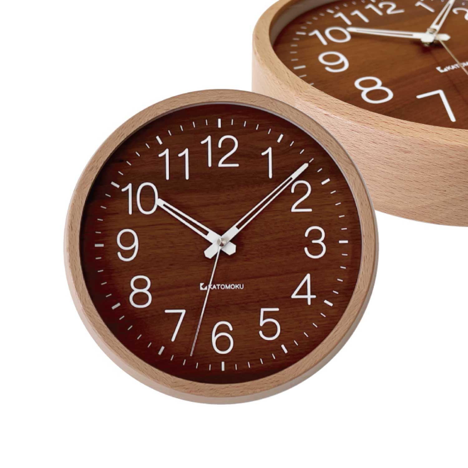 KATOMOKU muku clock 2 Орех x Бук Настенные часы с непрерывной секундной стрелкой km-73NARCS 306 мм (Радиоуправляемые часы SKP)
KATOMOKU muku clock 2 Орех x Бук Настенные часы с непрерывной секундной стрелкой km-73NARCS 306 мм (Радиоуправляемые часы SKP)