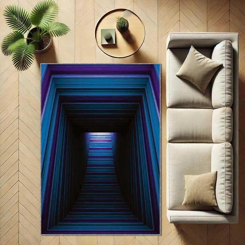 3D Hole Illusion Carpet Visual Extension Living Room Rug Creative Bedroom Living Room Entrance Fully Covered with Large Carpet 40x60cm
3D Hole Illusion Carpet Visual Extension Living Room Rug Creative Bedroom Living Room Entrance Fully Covered with Large Carpet 40x60cm