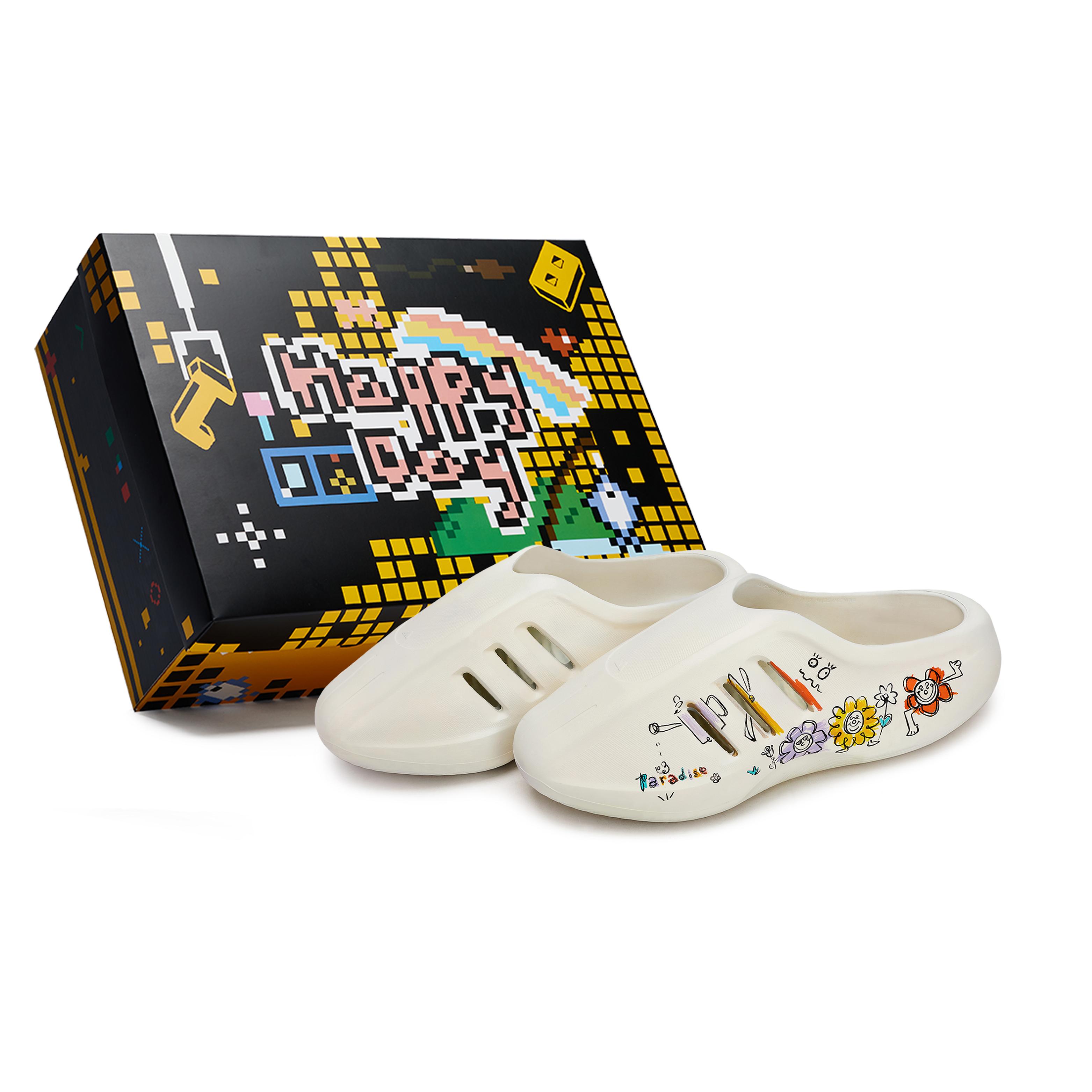 Adidas Originals AdiFOM IIInfinity Mules Abrasion Resistant Closed Toe Slippers Unisex White Yellow Purple JH6766(Team80-S-BOX) 39
Adidas Originals AdiFOM IIInfinity Mules Abrasion Resistant Closed Toe Slippers Unisex White Yellow Purple JH6766(Team80-S-BOX) 39