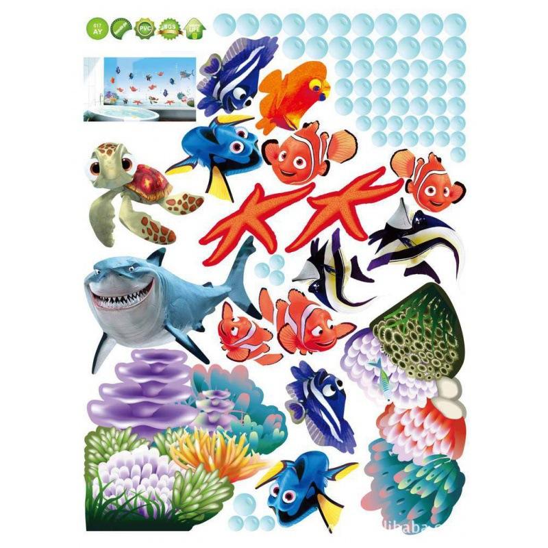 Cartoon Bubble Fish Wall Sticker, Clownfish Underwater World Decal for Kids Room, Bedroom, Living Room, Bathroom 45x60cm
Cartoon Bubble Fish Wall Sticker, Clownfish Underwater World Decal for Kids Room, Bedroom, Living Room, Bathroom 45x60cm