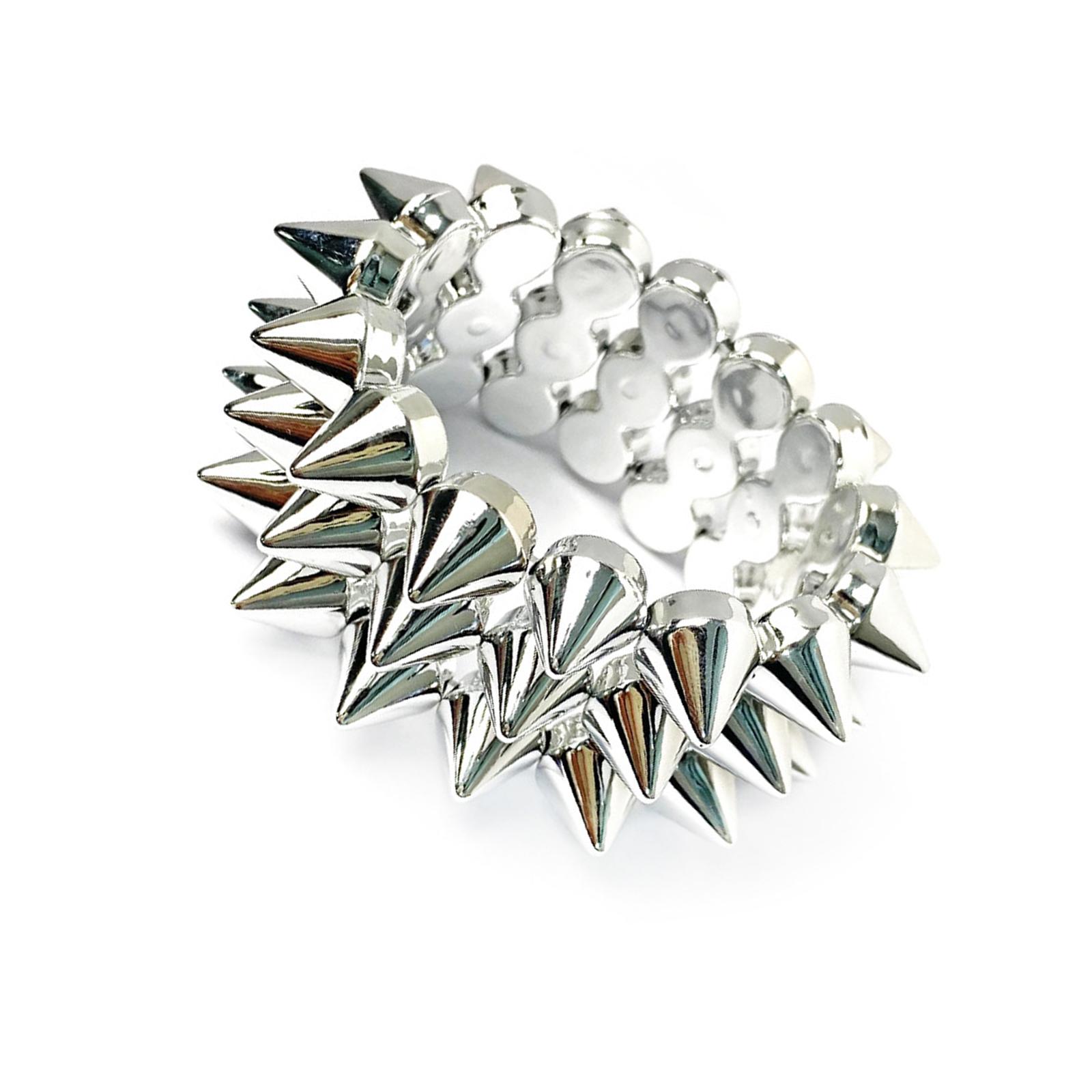 Fashion Statement Wide Bangle Rivet Detail Retro Punk Bracelet Elastic Wrist Band Y2K Jewelry Exaggerated Look
Fashion Statement Wide Bangle Rivet Detail Retro Punk Bracelet Elastic Wrist Band Y2K Jewelry Exaggerated Look