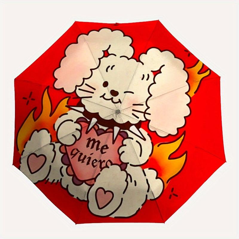 1pc Bunny, Burning Love Automatic Open/close, All-Season Portable Folding Umbrella for Friends, Travel, Everyday yy250812169
1pc Bunny, Burning Love Automatic Open/close, All-Season Portable Folding Umbrella for Friends, Travel, Everyday yy250812169