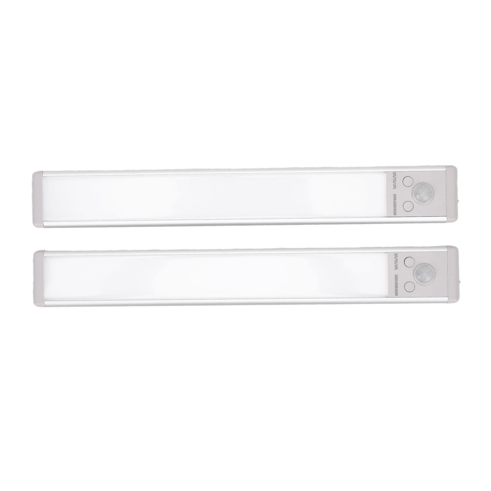 2 Pcs Motion Sensor Under Cabinet Light Rechargeable 3 Color Temperature Closet Magnetic LED Light for Home Garages
2 Pcs Motion Sensor Under Cabinet Light Rechargeable 3 Color Temperature Closet Magnetic LED Light for Home Garages