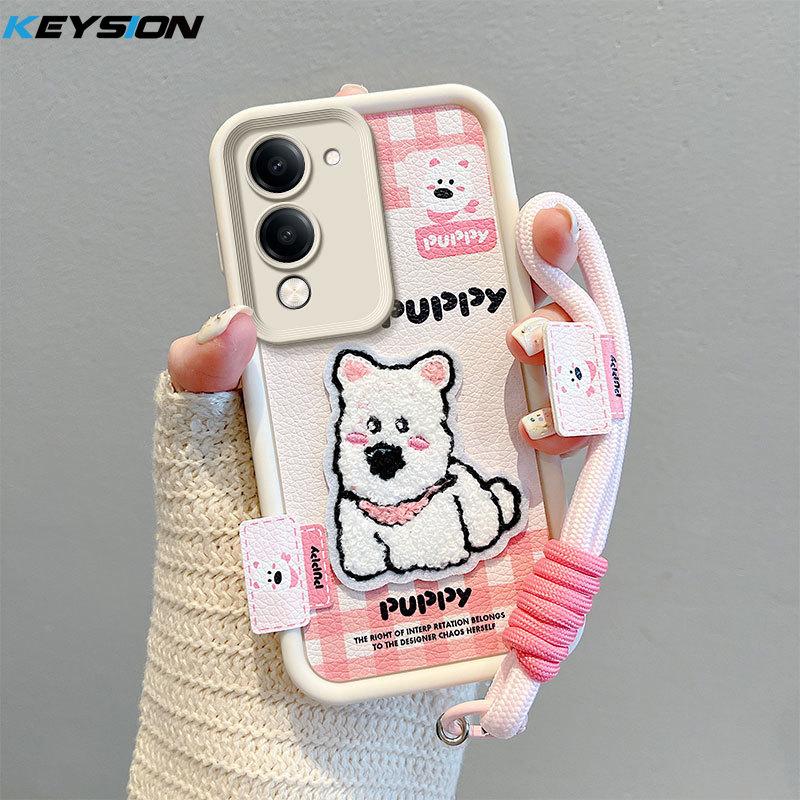 KEYSION Cartoon Cute Plush Embroidery Case for VIVO Y04 with Lanyard Soft Silicone Shockproof Phone Cover for VIVO Y29s 5G for VIVO Y29s 5G
KEYSION Cartoon Cute Plush Embroidery Case for VIVO Y04 with Lanyard Soft Silicone Shockproof Phone Cover for VIVO Y29s 5G for VIVO Y29s 5G