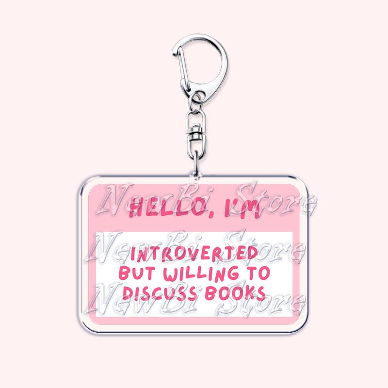 Pink Bookish Book Lover Keychains for Women Accessories Bag Key Chain Ring Bookworm Kindle Reader Reading Fans Gifts Keyrings
Pink Bookish Book Lover Keychains for Women Accessories Bag Key Chain Ring Bookworm Kindle Reader Reading Fans Gifts Keyrings
