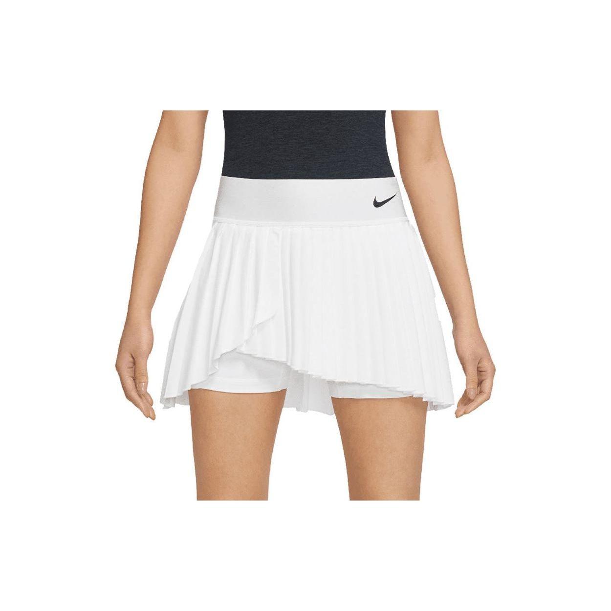 Nike Юбка для тенниса Court Dri Fit Solid Print Logo в складку, женские юбки белого цвета DR6849-100 L
Nike Юбка для тенниса Court Dri Fit Solid Print Logo в складку, женские юбки белого цвета DR6849-100 L