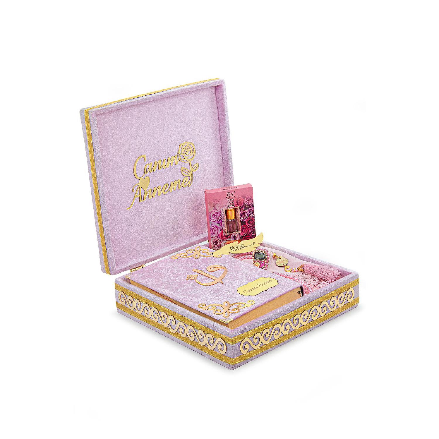 Special For Mother s Day Velvet Quran Set With Storage Shawl Tasbih Esans Chanting Prayer Rug Set Pink 115 x 63 бордовый
Special For Mother s Day Velvet Quran Set With Storage Shawl Tasbih Esans Chanting Prayer Rug Set Pink 115 x 63 бордовый