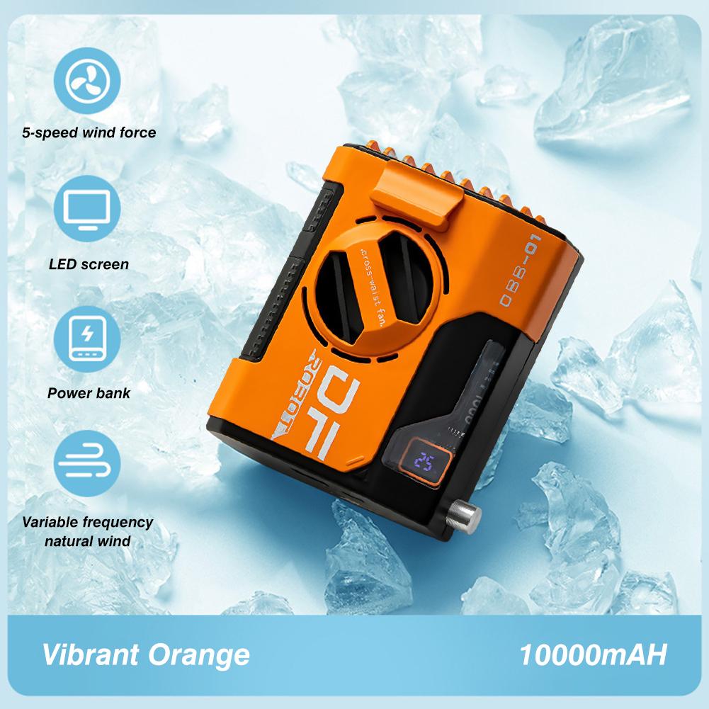 3 in1 Waist Clip-on Fan 5000/10000mAh Mini Portable Hanging Neck Fan USB Mobile Power Supply Rechargeable Fan For Camping Sport
3 in1 Waist Clip-on Fan 5000/10000mAh Mini Portable Hanging Neck Fan USB Mobile Power Supply Rechargeable Fan For Camping Sport