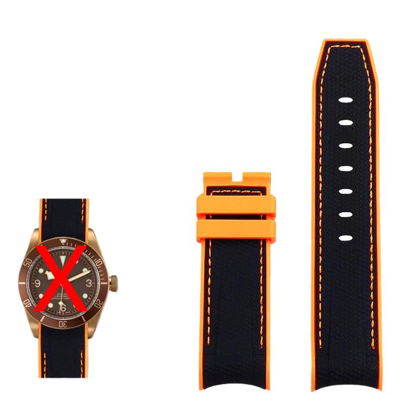 23mm Soft Rubber watch Strap For Tudor Black Bay 43mm Dial M79250BA M79250BM watchband Sports Silicone bracelet wristband parts 23x23mm
23mm Soft Rubber watch Strap For Tudor Black Bay 43mm Dial M79250BA M79250BM watchband Sports Silicone bracelet wristband parts 23x23mm