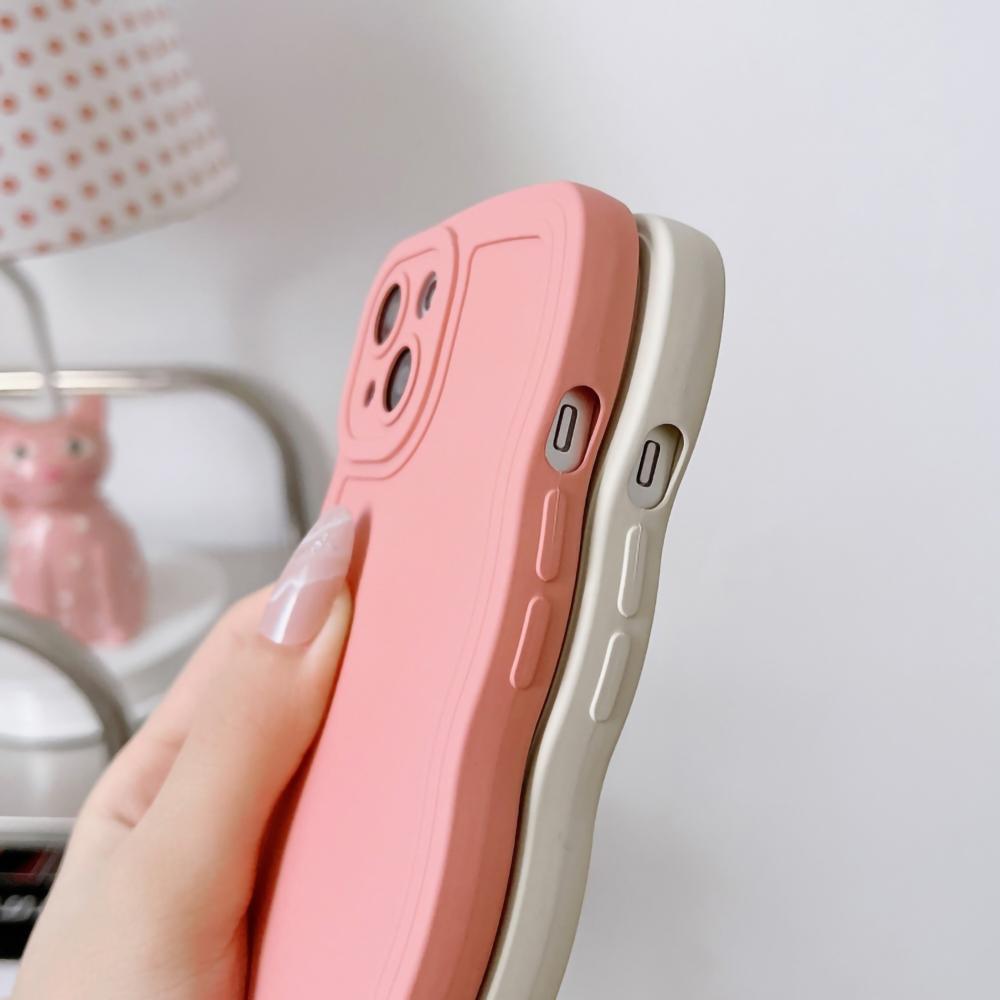 For iPhone 15 Case Slim-Fit Wave Shape Edge TPU Phone Cover Pink
For iPhone 15 Case Slim-Fit Wave Shape Edge TPU Phone Cover Pink