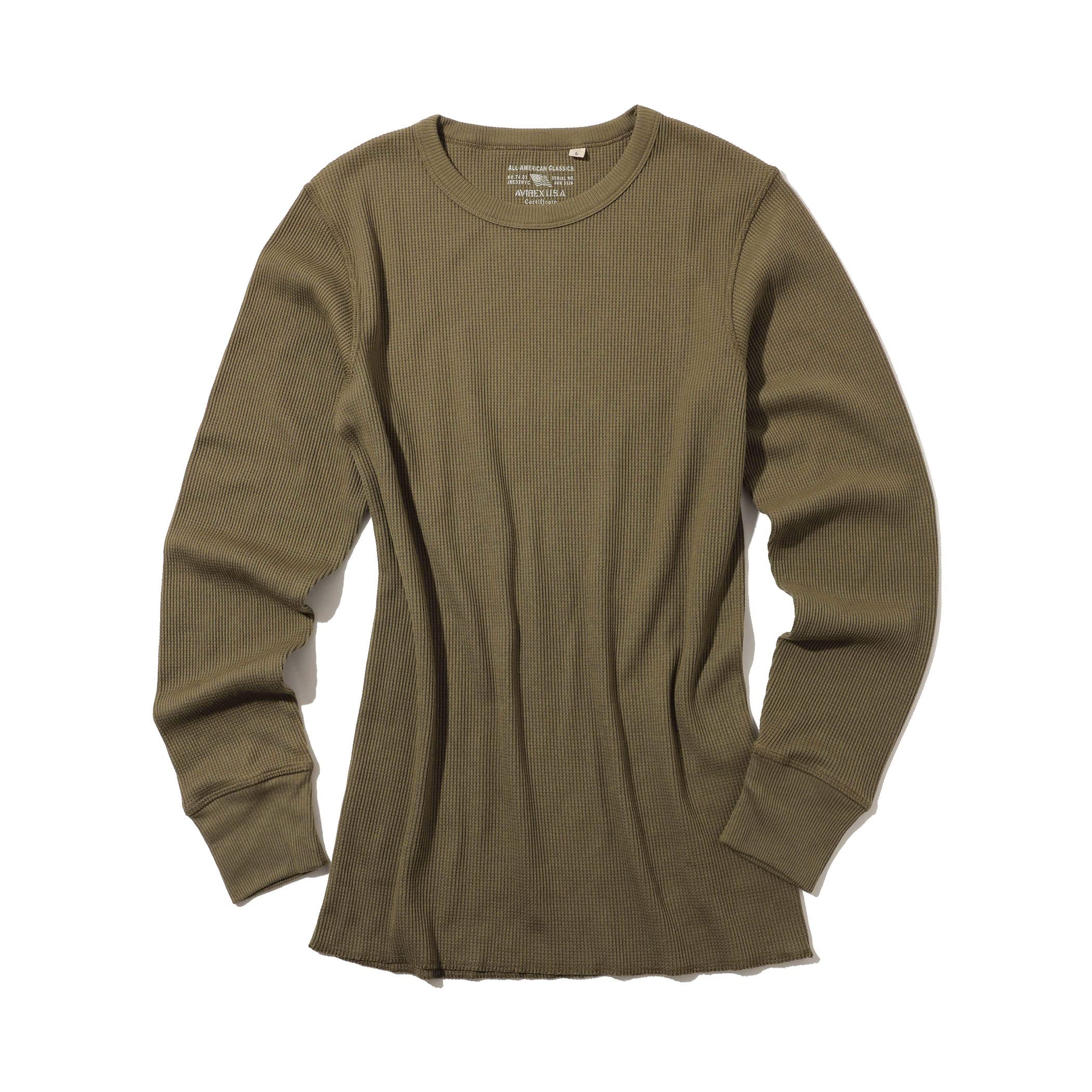 Avirex Daily Thermal Crewneck Size 075 Olive Tee, Men s, Small, 6153515,
Avirex Daily Thermal Crewneck Size 075 Olive Tee, Men s, Small, 6153515,
