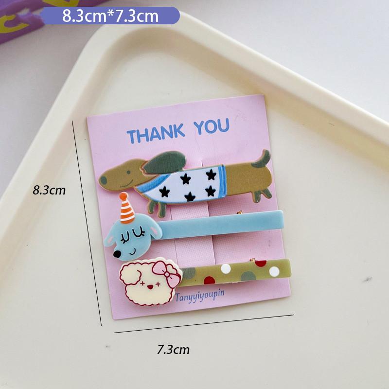 3 шт./компл., милые заколки для волос с собаками из мультфильма, милые забавные детские заколки, головные уборы, аксессуары для волос для девочек и детей
3 шт./компл., милые заколки для волос с собаками из мультфильма, милые забавные детские заколки, головные уборы, аксессуары для волос для девочек и детей