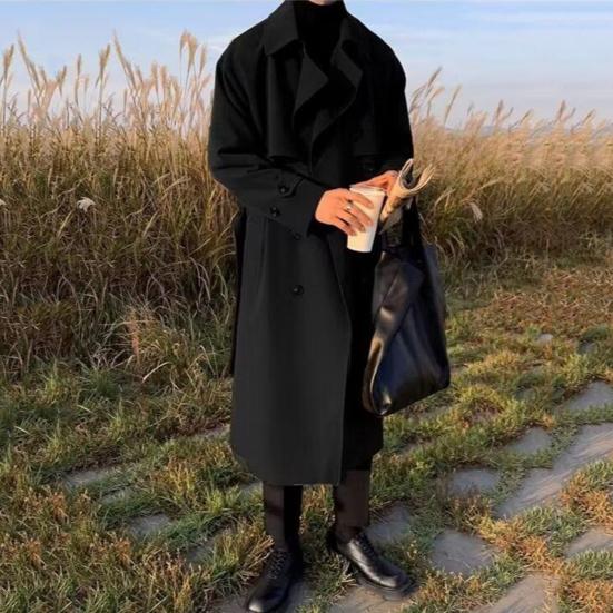 Мужская ветровка Yousheng, пальто с лацканами, длинный рукав, двубортный тренчкот с карманами, однотонный свободный крой, осень-зима, средняя длина, верхняя одежда XXXL чёрный
Мужская ветровка Yousheng, пальто с лацканами, длинный рукав, двубортный тренчкот с карманами, однотонный свободный крой, осень-зима, средняя длина, верхняя одежда XXXL чёрный