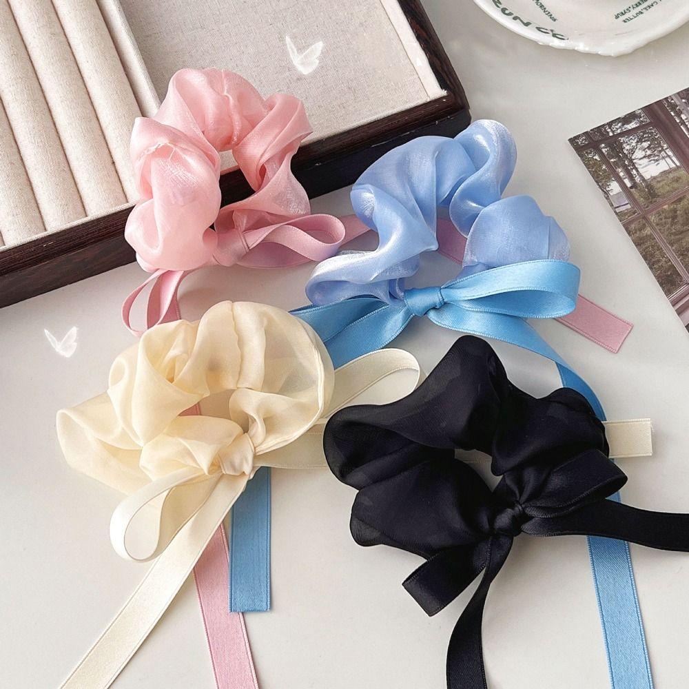 Ponytail Holder Women Balletcore Scrunchies Hair Rubber Bands Ribbon Bow Hair Ties Tassel
Ponytail Holder Women Balletcore Scrunchies Hair Rubber Bands Ribbon Bow Hair Ties Tassel