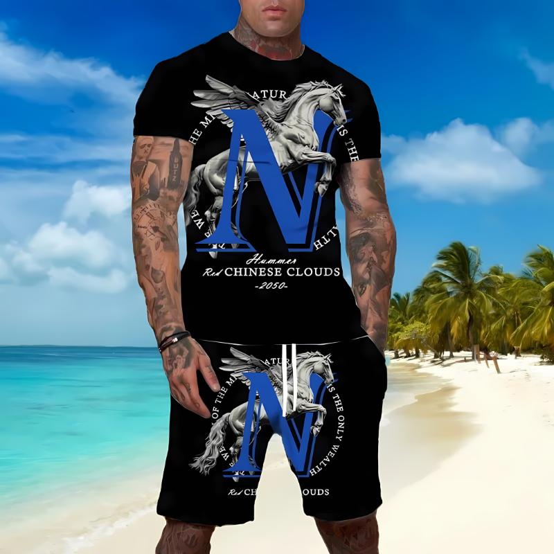 2026 New Bestselling Trendy Men s T-shirt Short Sleeve Shorts Set Personalized Street Style Summer Casual Fashion Set S
2026 New Bestselling Trendy Men s T-shirt Short Sleeve Shorts Set Personalized Street Style Summer Casual Fashion Set S