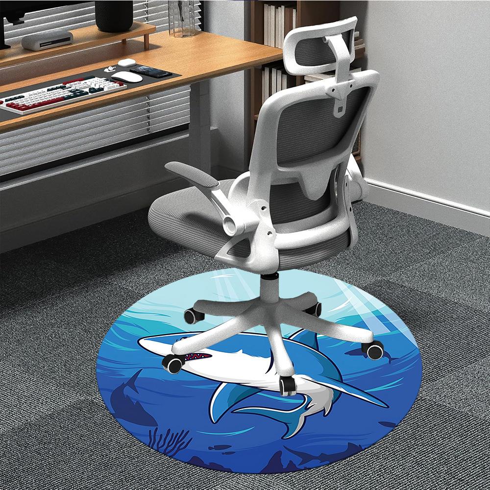 1pc Shark Ocean Office Round Area Rug, Indoor Mat Suitable ForOffice, Under Office Chairs Bedroom Living Room Home Decor, Room Deco, D062 80cm by 80cm
1pc Shark Ocean Office Round Area Rug, Indoor Mat Suitable ForOffice, Under Office Chairs Bedroom Living Room Home Decor, Room Deco, D062 80cm by 80cm