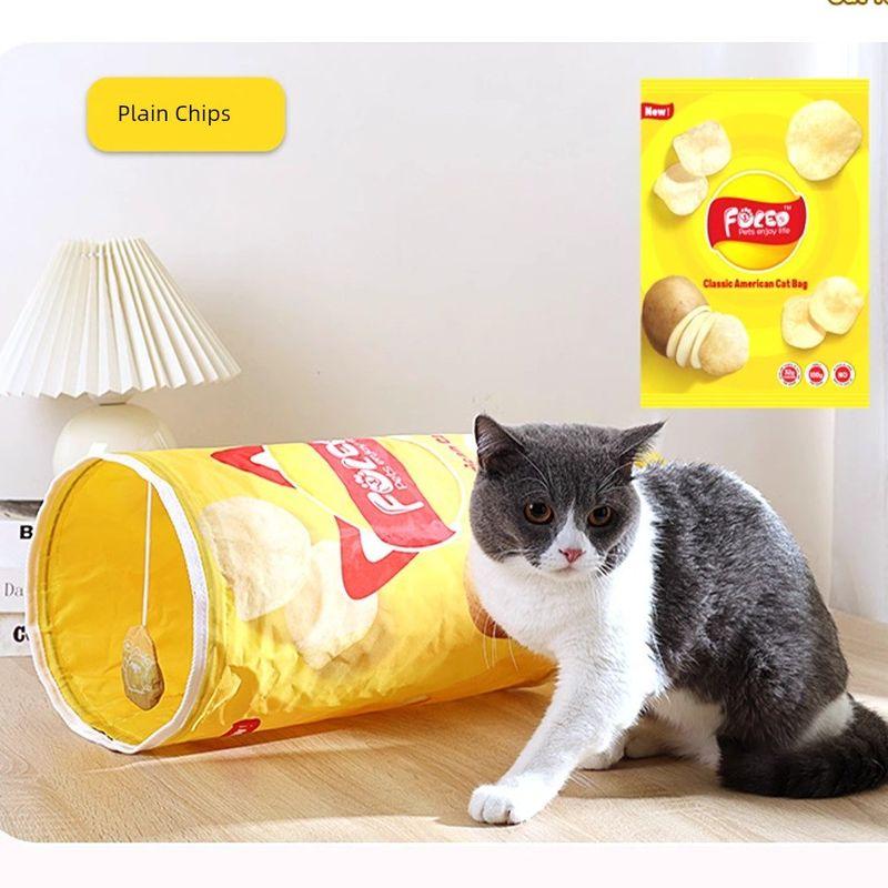 Tunnel Cat Toy Self-Hi Relieving Stuffy Handy Gadget Kitty Maze Channel Kittens Cat Teaser Bite-Resistant Pet Supplies Original potato chips about 42*24cm
Tunnel Cat Toy Self-Hi Relieving Stuffy Handy Gadget Kitty Maze Channel Kittens Cat Teaser Bite-Resistant Pet Supplies Original potato chips about 42*24cm