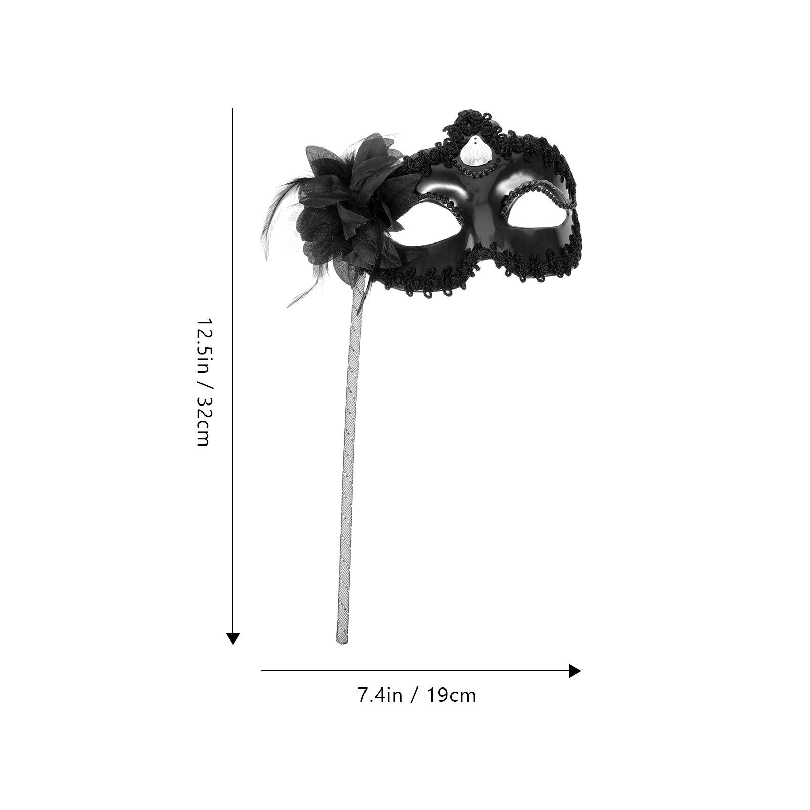 Handheld Mask Black Lace Premium Plastic Cosplay Mask For Halloween Masquerade Party Fancy Dress Ball Women чорний
Handheld Mask Black Lace Premium Plastic Cosplay Mask For Halloween Masquerade Party Fancy Dress Ball Women чорний