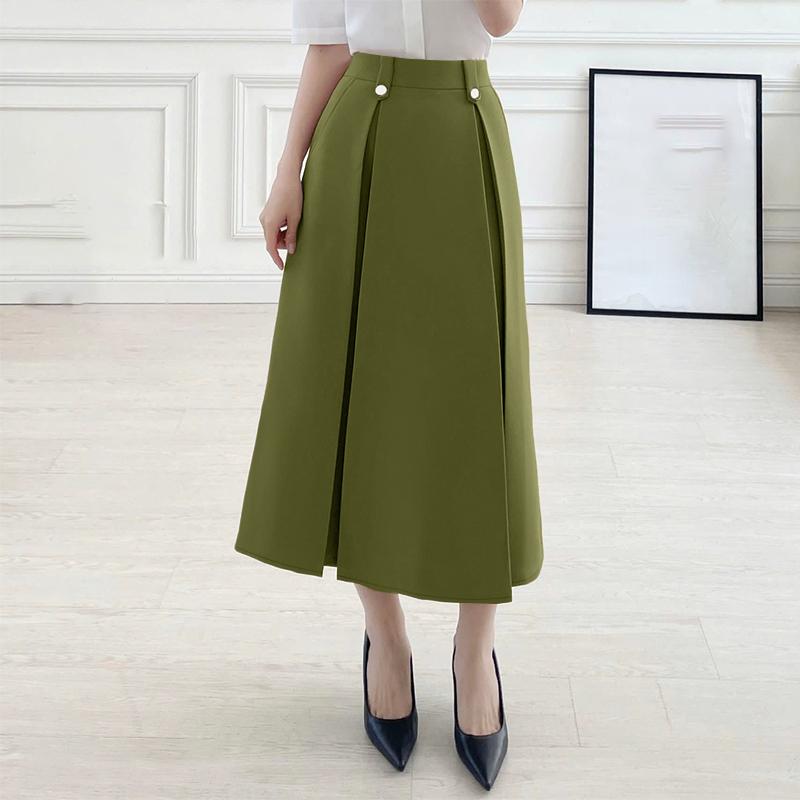 ZANZEA Жіночі повсякденні однотонні спідниці максі з високою талією 2XL зелений
ZANZEA Жіночі повсякденні однотонні спідниці максі з високою талією 2XL зелений