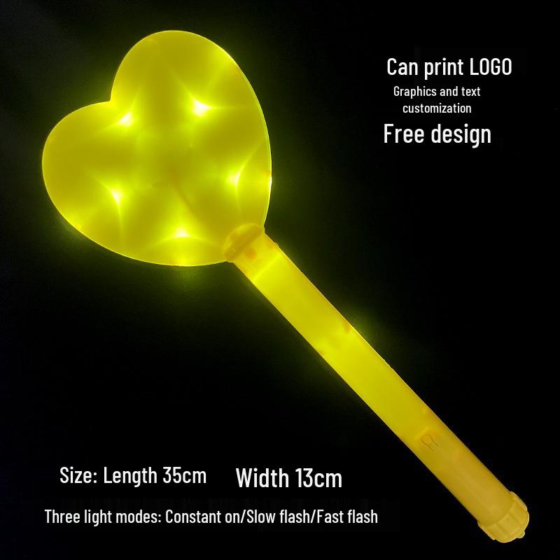 Heart-Shaped Fluorescent Star Cheer Stick for Concerts and Parties
Heart-Shaped Fluorescent Star Cheer Stick for Concerts and Parties