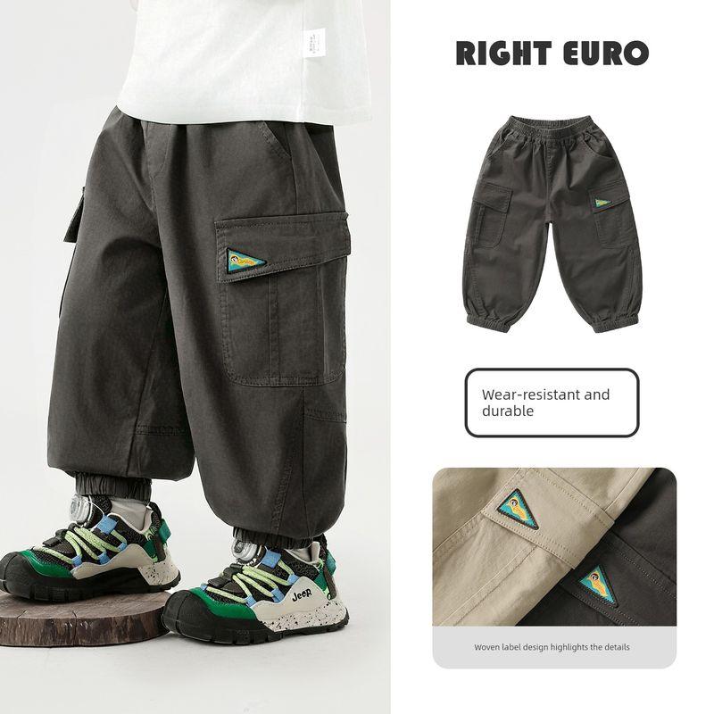 Boys Woven Casual Pants for Spring and Autumn 2026 New Style Children s Versatile Jogger Pants Trendy Carbon Gray 100
Boys Woven Casual Pants for Spring and Autumn 2026 New Style Children s Versatile Jogger Pants Trendy Carbon Gray 100