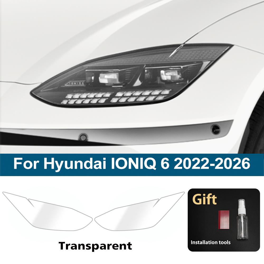 For Hyundai IONIQ 6 2025-2026 High-Gloss Smoke Black Pre-Cut TPU Headlight Protection Film PPF Kit Anti-Scratch Vinyl Wrap Cover For 22-26 CLR
For Hyundai IONIQ 6 2025-2026 High-Gloss Smoke Black Pre-Cut TPU Headlight Protection Film PPF Kit Anti-Scratch Vinyl Wrap Cover For 22-26 CLR