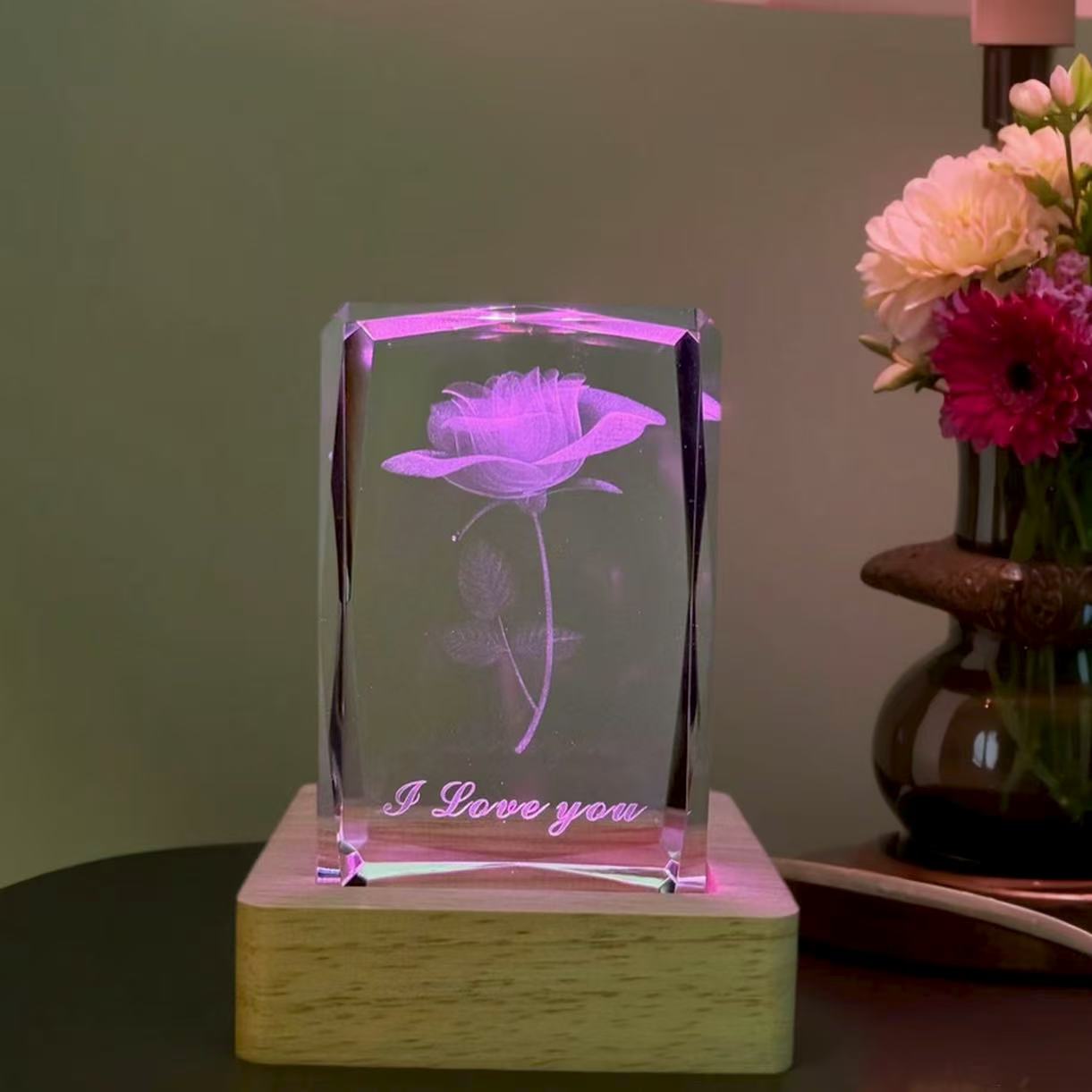 Love gift crystal LED night light strip base, glass decorative lamp, suitable for bedroom, living room, birthday and Mother s Da Love gift
Love gift crystal LED night light strip base, glass decorative lamp, suitable for bedroom, living room, birthday and Mother s Da Love gift