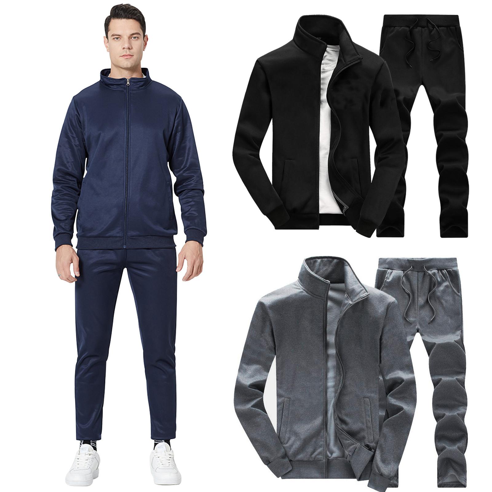 Men s Casual Tracksuit Set Long Sleeve Full-Zip Running Jogging Athletic Sweat Suit XL Темно-синій
Men s Casual Tracksuit Set Long Sleeve Full-Zip Running Jogging Athletic Sweat Suit XL Темно-синій