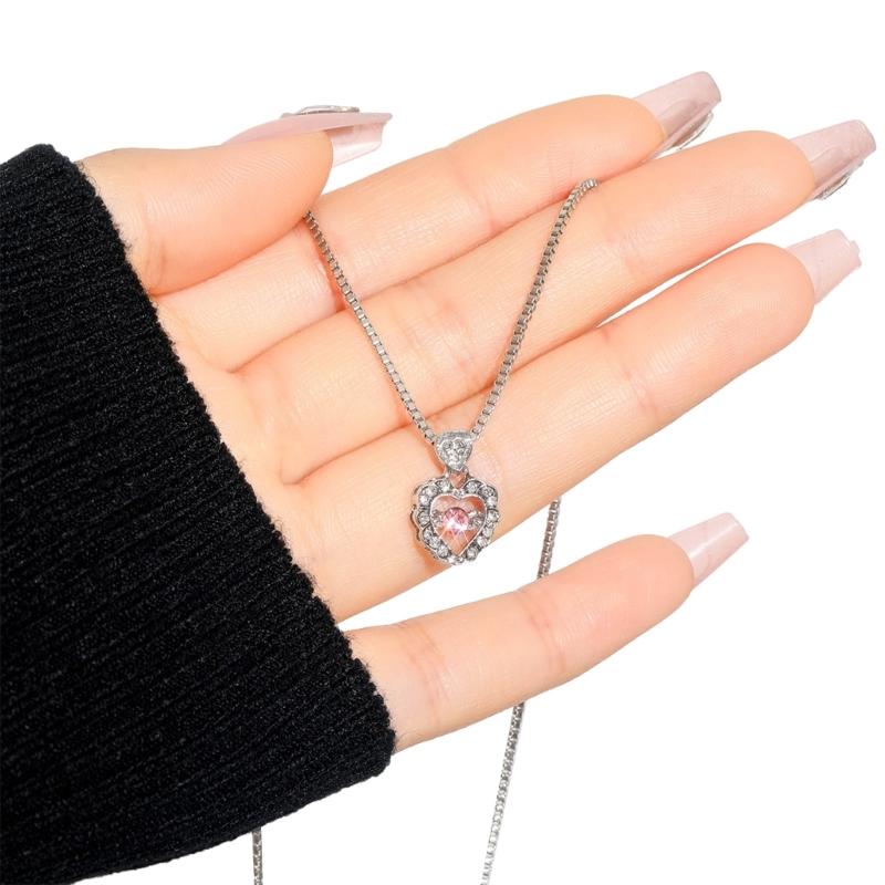 Stylish Heart Pendant Necklace Alloy Material Heart Pendant Choker Trendy Heart Neck Jewelry Suitable for Daily Dating
Stylish Heart Pendant Necklace Alloy Material Heart Pendant Choker Trendy Heart Neck Jewelry Suitable for Daily Dating