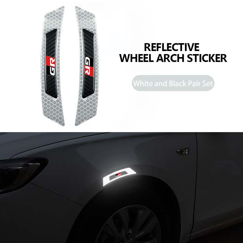 For Toyota 2pcs Car Reflective Strips Warning Stickers Emblem Auto Styling Accessories Crown Land Cruiser RAV4 Camry Yaris
For Toyota 2pcs Car Reflective Strips Warning Stickers Emblem Auto Styling Accessories Crown Land Cruiser RAV4 Camry Yaris