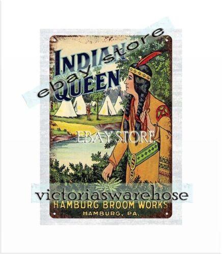 1930s Hamburg BROOM Works INDIAN QUEEN TEEPEE metal tin signAluminum 20x30cm(7.8x11.8inch)
1930s Hamburg BROOM Works INDIAN QUEEN TEEPEE metal tin signAluminum 20x30cm(7.8x11.8inch)