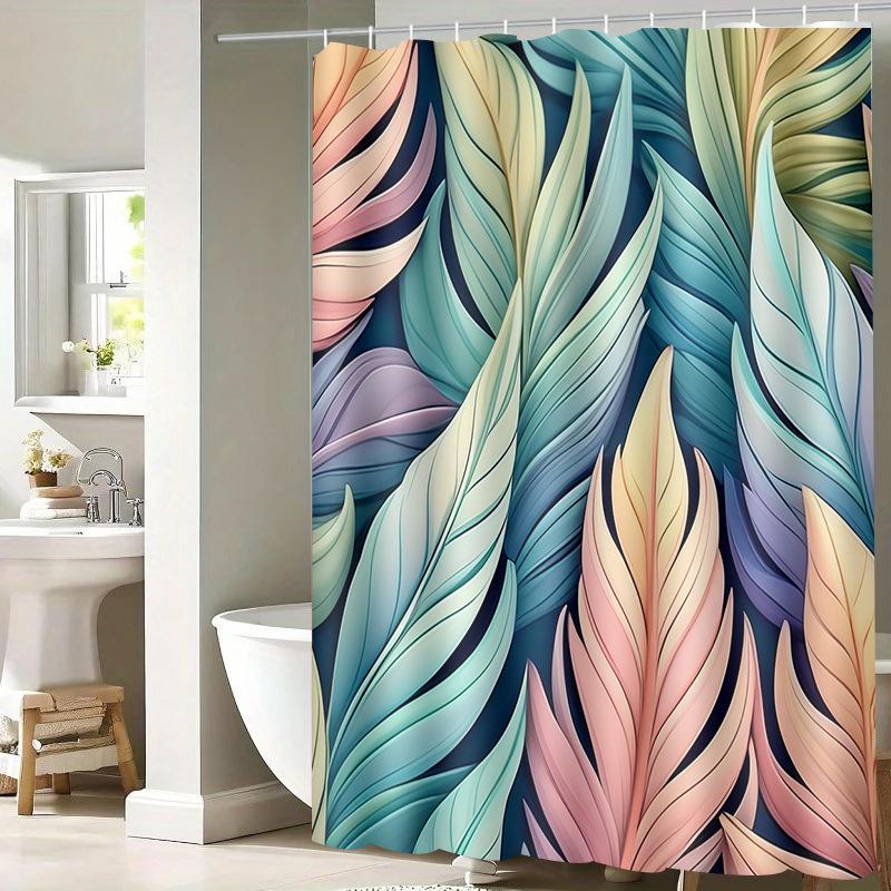 Colored Leaves Washable Dirt-Resistant Shower Curtain Shower Head Waterproof Polyester Bath Curtain For Home Decor Accessories W60H190(CM)-1 Pcs
Colored Leaves Washable Dirt-Resistant Shower Curtain Shower Head Waterproof Polyester Bath Curtain For Home Decor Accessories W60H190(CM)-1 Pcs