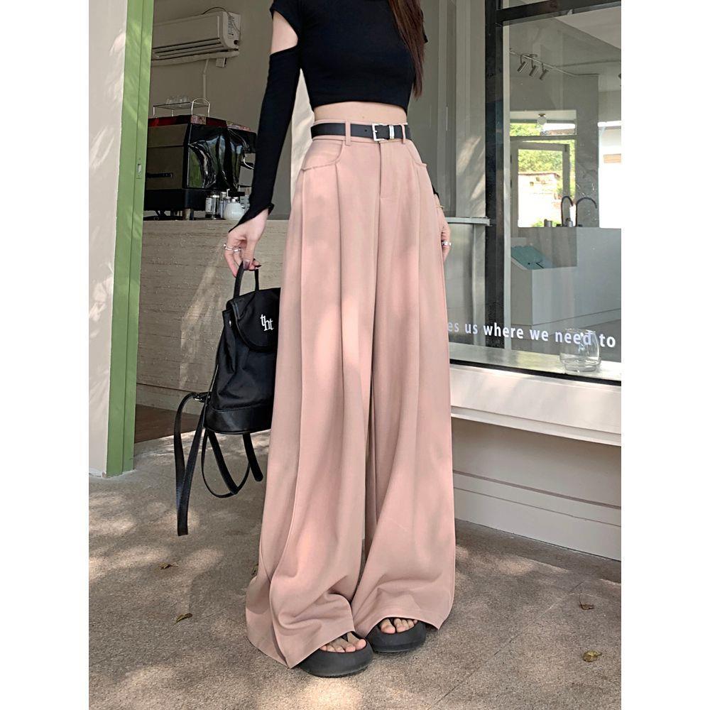 Women s Black Wide-Leg High-Waist Floor-Length Casual Pants with Pockets M
Women s Black Wide-Leg High-Waist Floor-Length Casual Pants with Pockets M