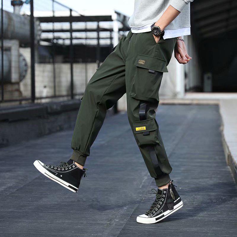 Стильные мужские шаровары с манжетами - модные свободные повседневные брюки Nine-Point M
Стильные мужские шаровары с манжетами - модные свободные повседневные брюки Nine-Point M