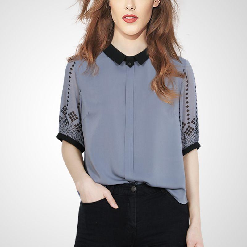 Элегантный пуловер с рукавом три четверти свободного кроя с принтом Gray Blue S
Элегантный пуловер с рукавом три четверти свободного кроя с принтом Gray Blue S