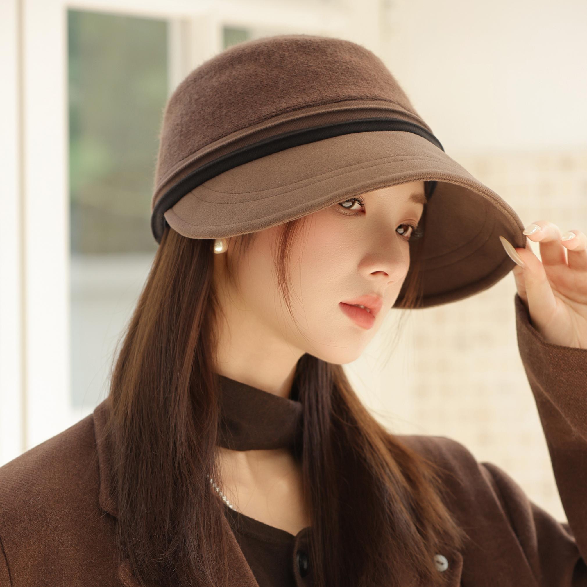 HT5016 Bucket Hat High Quality Autumn Winter Wool Hats for Women Ladies Packable Wide Brim Hat Female Elegant Fishing Bucket Cap M 56-58cm кавовий
HT5016 Bucket Hat High Quality Autumn Winter Wool Hats for Women Ladies Packable Wide Brim Hat Female Elegant Fishing Bucket Cap M 56-58cm кавовий