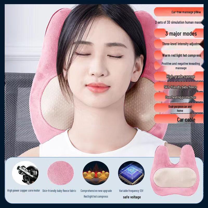 Electric Neck & Back Massage Pillow
Electric Neck & Back Massage Pillow