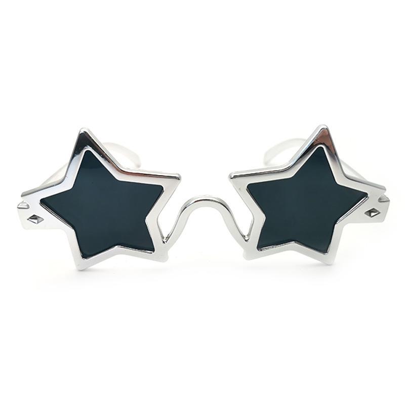 Creative Pentagram Decorative Glasses Gold Silver Trend Fashion Ball Party Photo Props срібний
Creative Pentagram Decorative Glasses Gold Silver Trend Fashion Ball Party Photo Props срібний