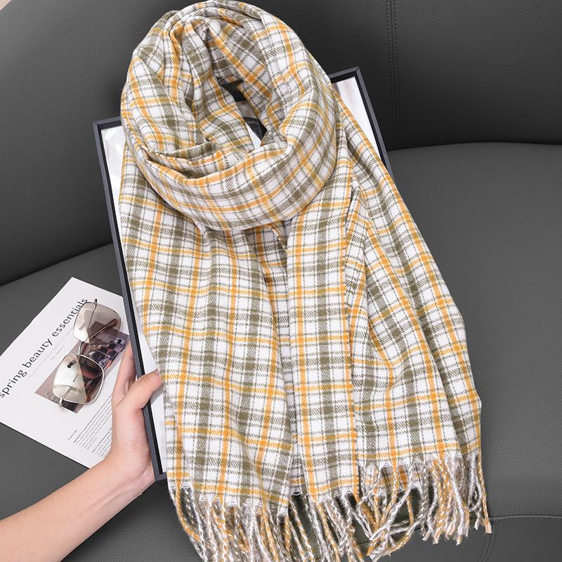 2025 Women s Luxury Faux Cashmere Plaid Scarf - Warm Korean Style for Autumn & Winter 67x180cm трава зеленый
2025 Women s Luxury Faux Cashmere Plaid Scarf - Warm Korean Style for Autumn & Winter 67x180cm трава зеленый