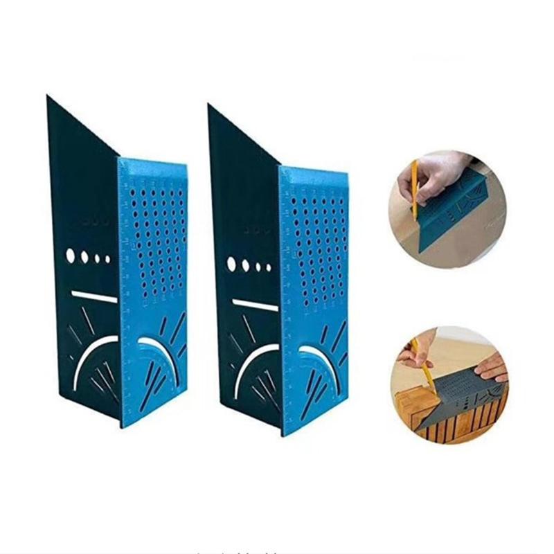 Woodworking Ruler 3D Mitre Angle Measuring Gauge Square Size Measure Tool
Woodworking Ruler 3D Mitre Angle Measuring Gauge Square Size Measure Tool