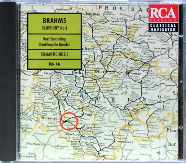 CD BRAHMS, KURT SANDERLING, STAATSKAPE - Symphony No. 4 74321242062 RCA Classics 1995 Europe Classical Used
CD BRAHMS, KURT SANDERLING, STAATSKAPE - Symphony No. 4 74321242062 RCA Classics 1995 Europe Classical Used
